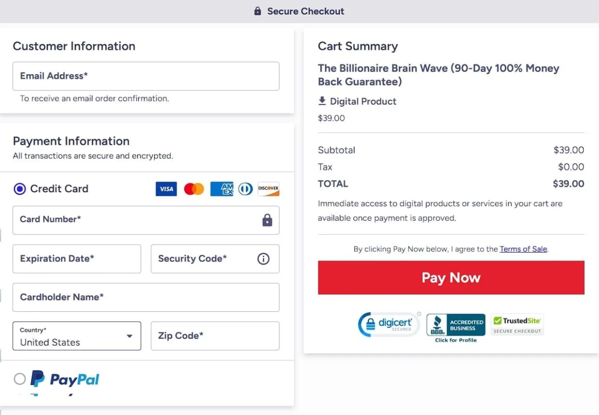 Billionaire Brain Wave